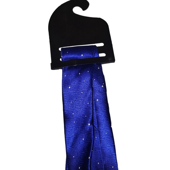 Dr Seuss The Grinch Max Reindeer Christmas Silk Tie Necktie Hand Sewn Blue - Picture 2 of 8